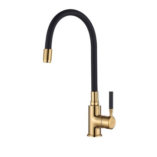 Смеситель для кухни с гибким изливом Invena Glamour BZ-02-L17