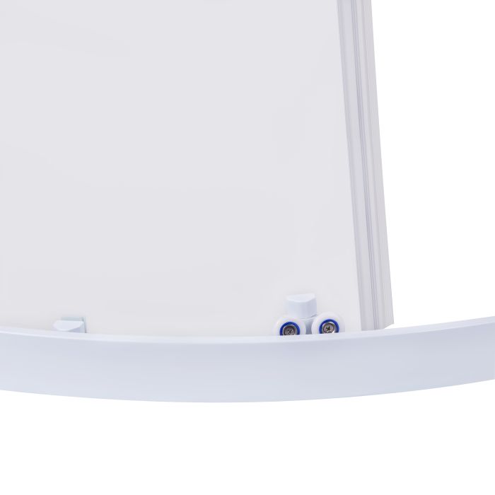 Душевая кабина Qtap Taurus WHI1099AC6 90x90 см, стекло Clear 6 мм, покрытие CalcLess, без поддона