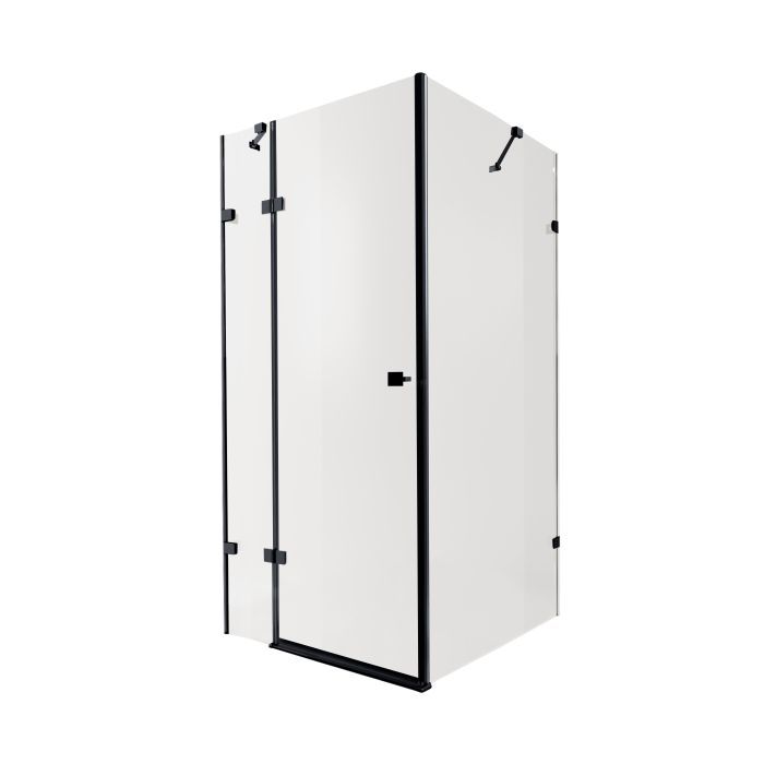 Душевая кабина Qtap Capricorn BLA1099SC6 90x90 см, стекло Clear 6 мм, покрытие CalcLess, без поддона