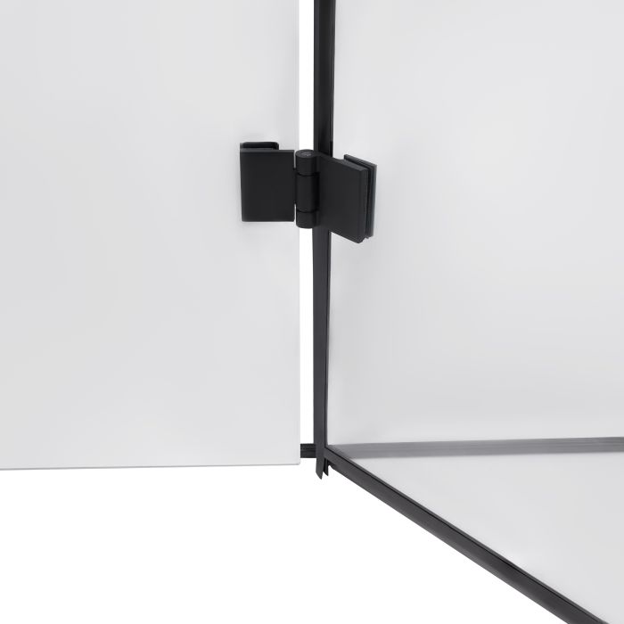 Душевая кабина Qtap Capricorn BLA1099SC6 90x90 см, стекло Clear 6 мм, покрытие CalcLess, без поддона