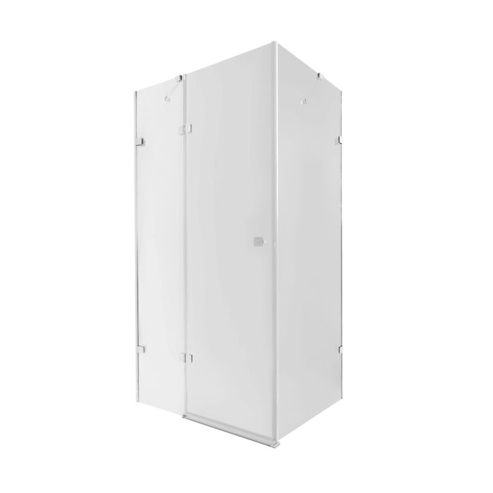 Душевая кабина Qtap Capricorn CRM10128RC6 120x80 см, стекло Clear 6 мм, покрытие CalcLess, без поддона