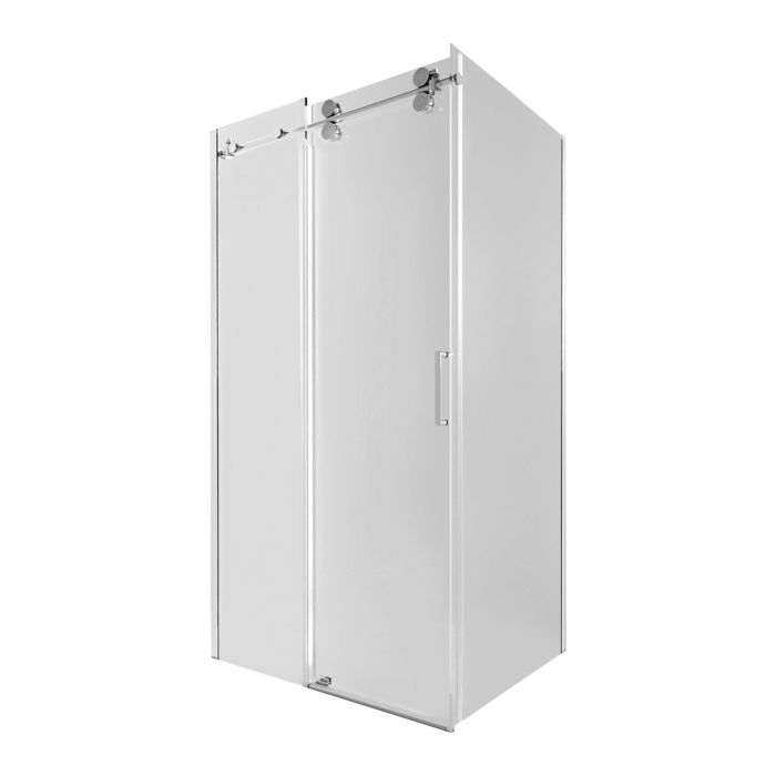 Душевая кабина Qtap Aries CRM10128RC8 120x80 см, стекло Clear 8 мм, покрытие CalcLess, без поддона