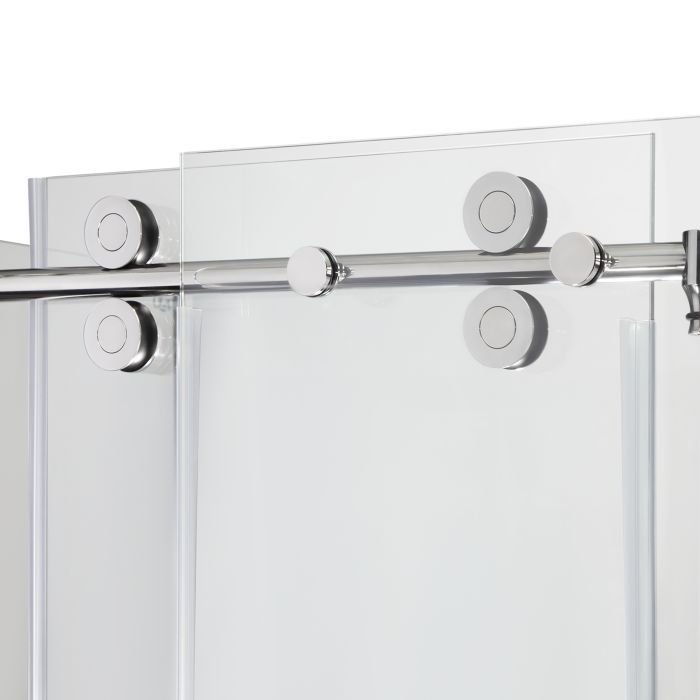 Душевая кабина Qtap Aries CRM10128RC8 120x80 см, стекло Clear 8 мм, покрытие CalcLess, без поддона