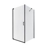 Душевая кабина Qtap Aquarius BLA1099SC6 90x90 см, стекло Clear 6 мм, покрытие CalcLess, без поддона