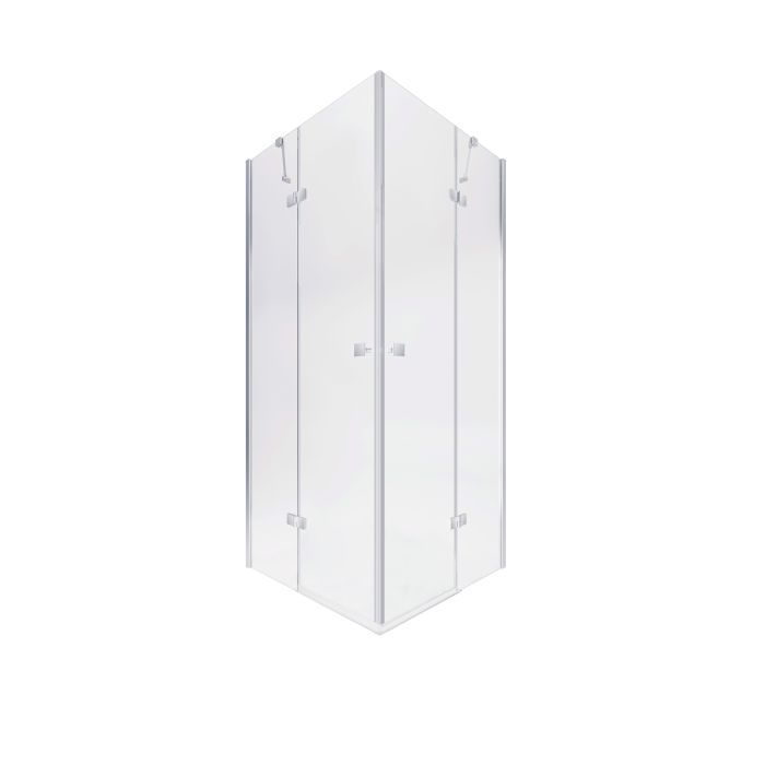Душевая кабина Qtap Crow CRM1099SC6 90x90 см, стекло Clear 6 мм, покрытие CalcLess, без поддона