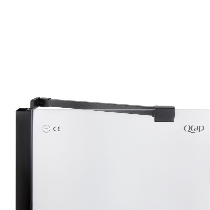 Душевая кабина Qtap Crow BLA1099SC6 90x90 см, стекло Clear 6 мм, покрытие CalcLess, без поддона