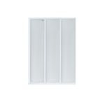 Штора на ванну Qtap Gemini WHI40114RP4 стекло Pear 4 мм, 100x140 см