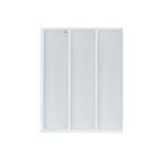 Штора на ванну Qtap Gemini WHI401114RP4 стекло Pear 4 мм, 110x140 см