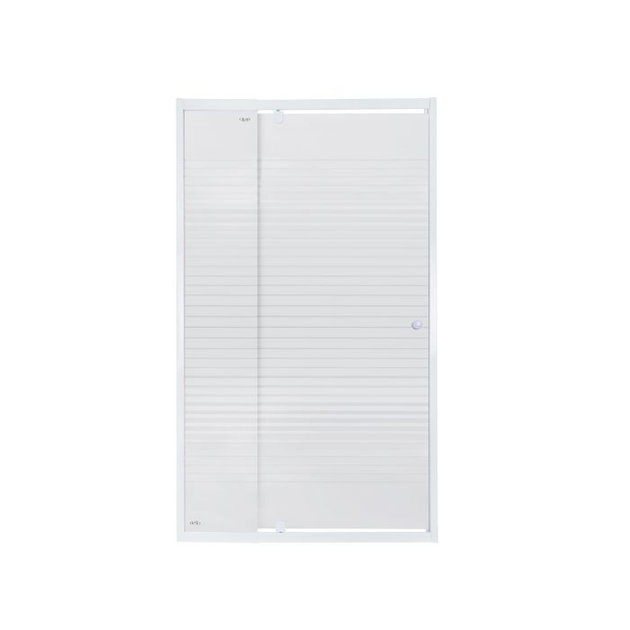 Душевые двери Qtap Pisces WHI201-11.CP5 100-110x185 см, стекло Pattern 5 мм