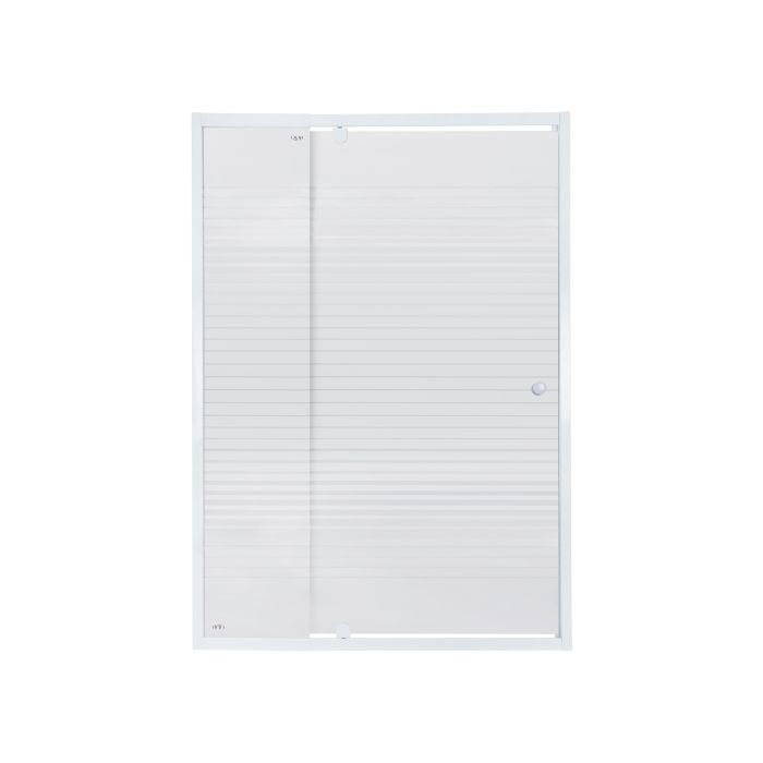 Душевые двери Qtap Pisces WHI2013-14.CP5 130-140x185 см, стекло Pattern 5 мм