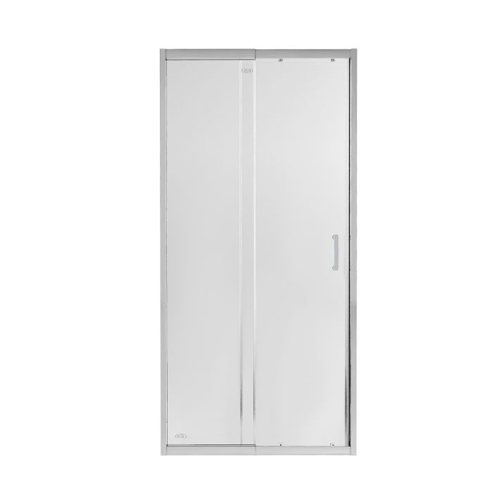 Душевые двери Qtap Taurus CRM208-9.C6 80-90x185 см, стекло Clear 6 мм, покрытие CalcLess