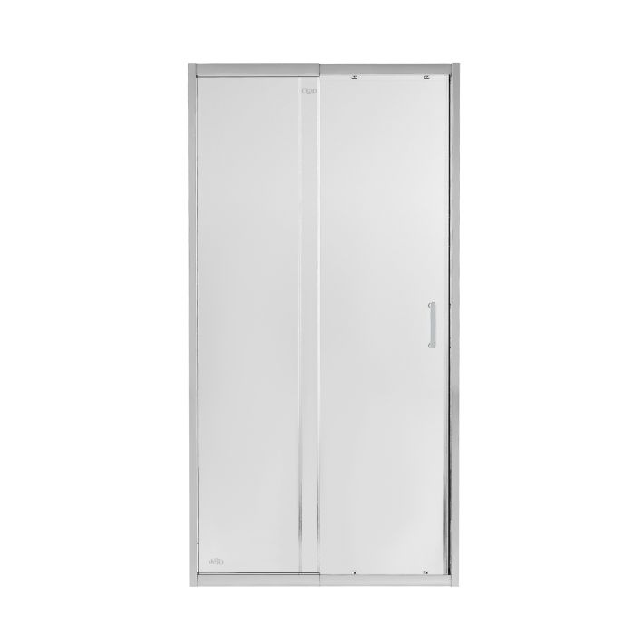 Душевые двери Qtap Taurus CRM209-1.C6 90-100x185 см, стекло Clear 6 мм, покрытие CalcLess