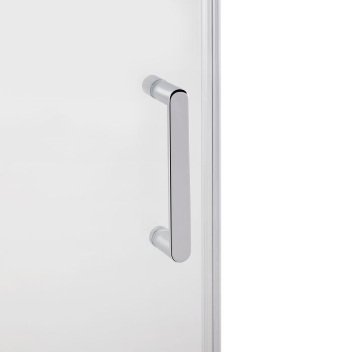 Душевые двери Qtap Taurus CRM201-11.C6 110-120x185 см, стекло Clear 6 мм, покрытие CalcLess