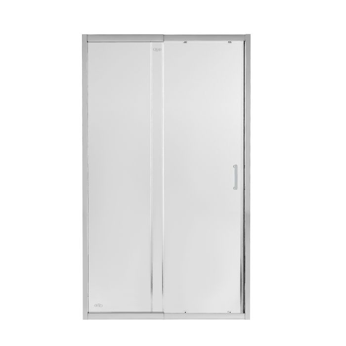 Душевые двери Qtap Taurus CRM2012-13.C6 120-130x185 см, стекло Clear 6 мм, покрытие CalcLess