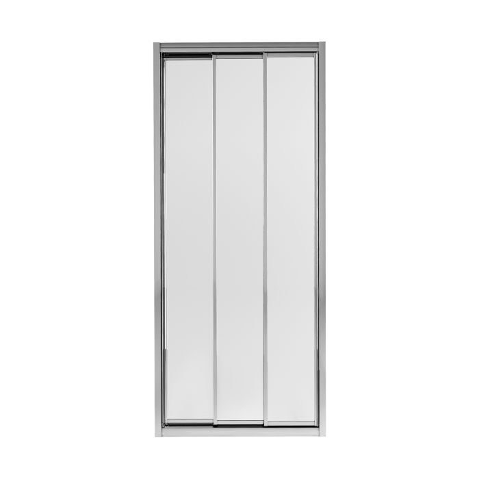 Душевые двери Qtap Uniford CRM207.C4 68-71x185 см, стекло Clear 4 мм, покрытие CalcLess