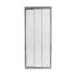 Душові двері Qtap Uniford CRM207.C4 68-71x185 см, скло Clear 4 мм, покриття CalcLess