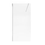 Душевая стенка-перегородка Qtap Walk-In Standard CRM201.C8 100х190 см, стекло Clear 8 мм, покрытие CalcLess