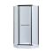 Душевая кабина Lidz Dozorca SC90x90.BLA.LOW.TR, стекло прозрачное 6 мм