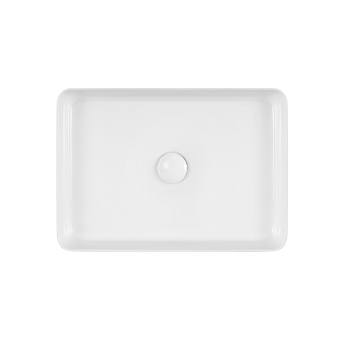 Раковина-чаша Qtap Tern 500х350х145 White с донным клапаном QT1711A055W