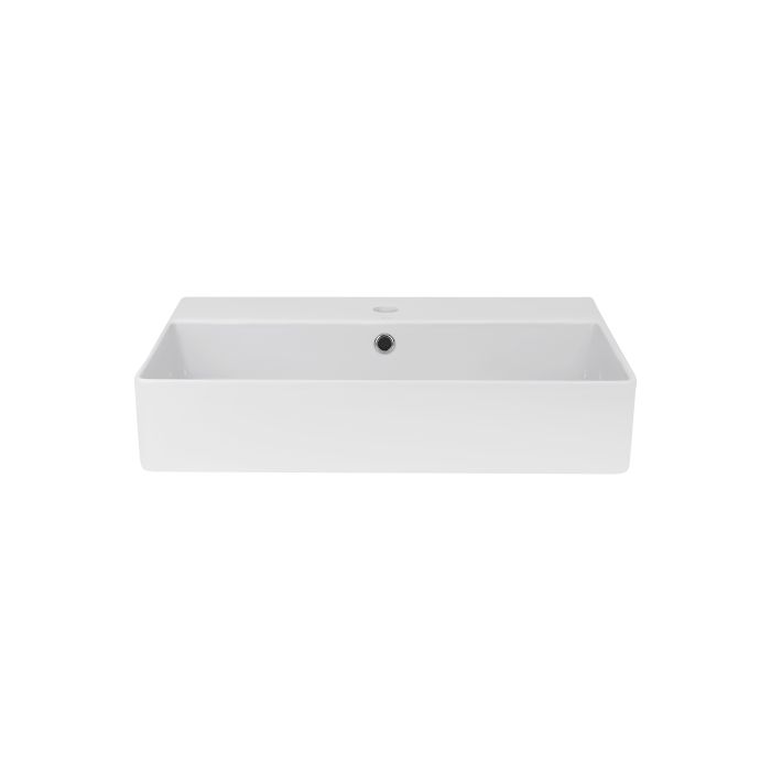Раковина Qtap Crow 600х450х150 White с донным клапаном QT0511WL032W
