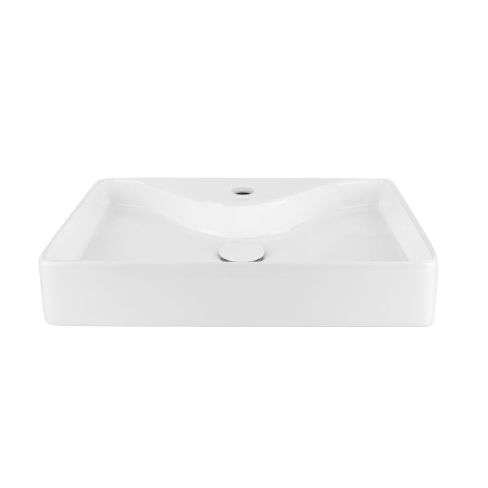 Раковина-чаша Qtap Crow 515х370х120 White с донным клапаном QT0511A064W