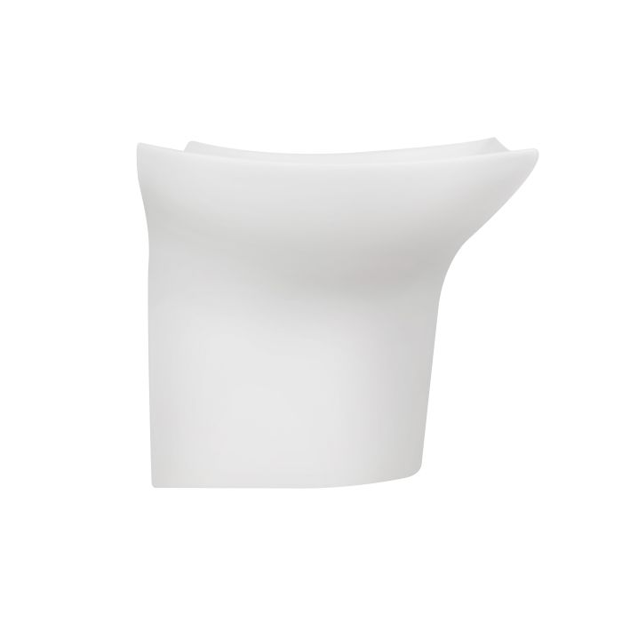 Раковина підвісна моноблок Qtap Presto 600х450х405mm White з донним клапаном QT2411G822W
