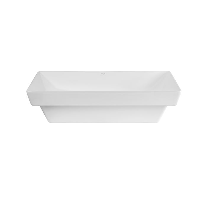 Раковина Qtap Crow 558х372х145 White с донным клапаном QT0511L739W