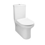 Унитаз-компакт Qtap Aquarius безобедочный с сиденьем Soft-close QT2122C665PW