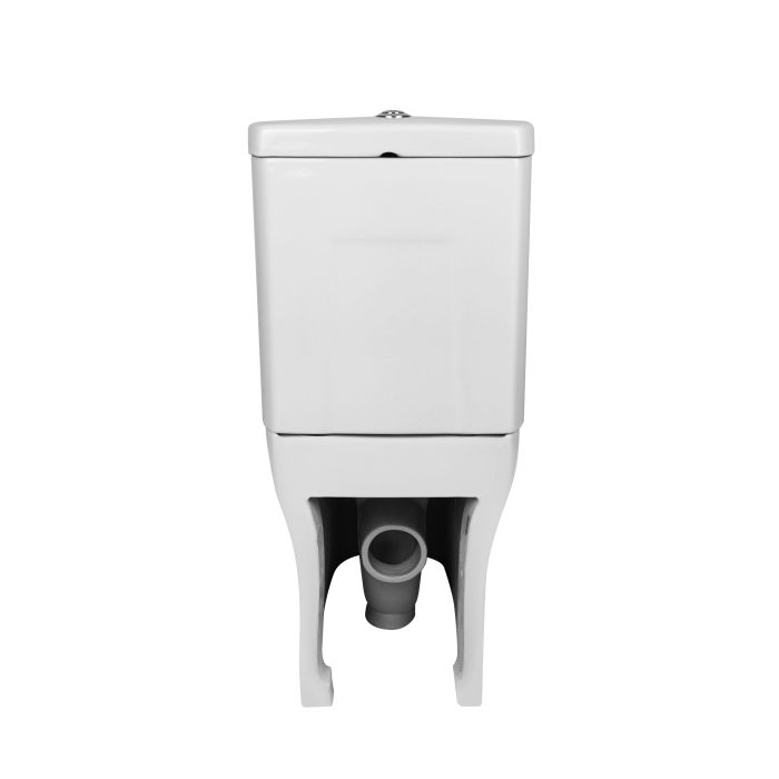 Унитаз-компакт Qtap Aquarius безобедочный с сиденьем Soft-close QT2122C665PW