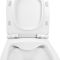 Унітаз-компакт Qtap Aquarius безобідковий з сідінням Soft-close QT2122C665PW