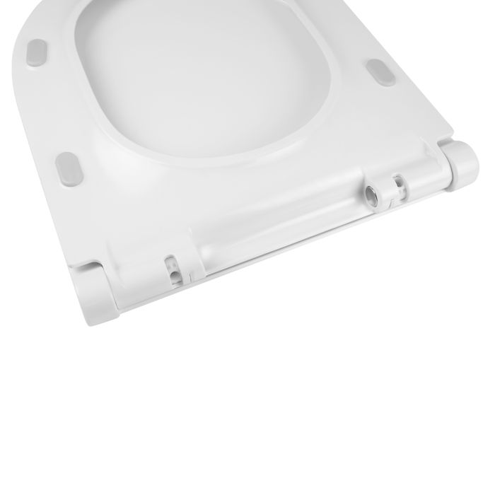 Унитаз-компакт Qtap Aquarius безобедочный с сиденьем Soft-close QT2122C665PW