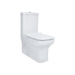 Унитаз-компакт Qtap Cardinal безобедочный с сиденьем Soft-close QT0422C666PW