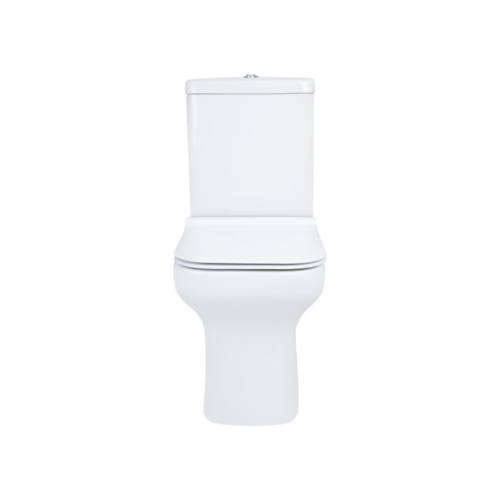 Унітаз-компакт Qtap Cardinal безобідковий з сідінням Soft-close QT0422C666PW