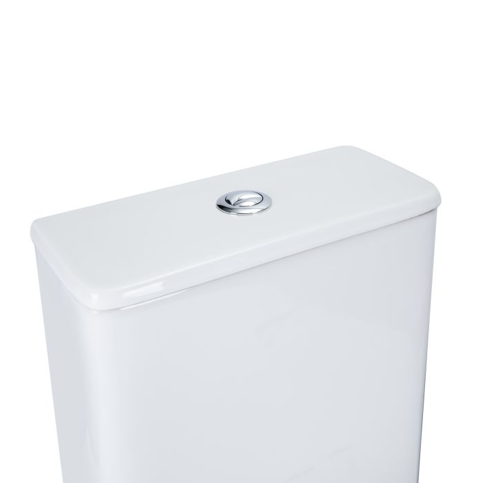 Унитаз-компакт Qtap Presto безобедочный с сиденьем Soft-close QT24221217AW