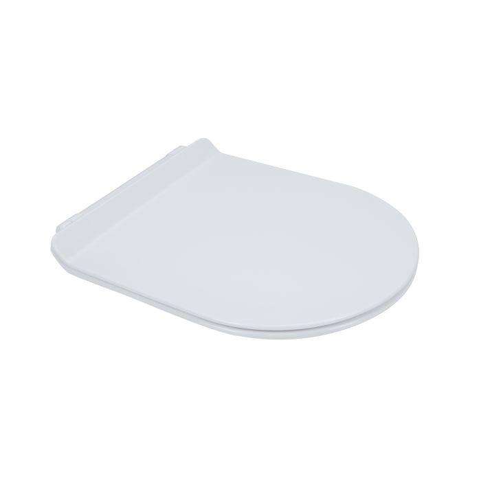 Унитаз-компакт Qtap Presto безобедочный с сиденьем Soft-close QT24221217AW