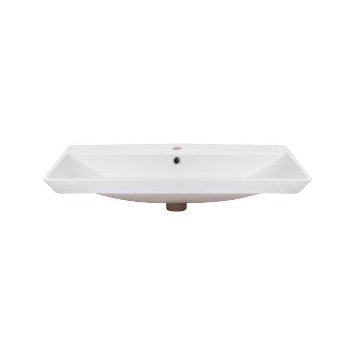 Раковина Qtap Albatross D 800х500х210 White с донным клапаном QT01115080DW