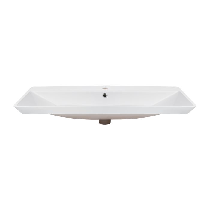 Раковина Qtap Albatross D 1000х500х210 White з донним клапаном QT01115100DW