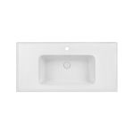 Раковина Qtap Albatross A 1000х500х230 White с донным клапаном QT01115100AW