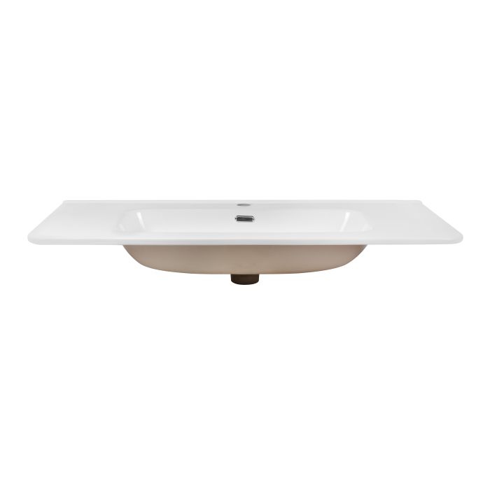 Раковина Qtap Albatross 9H 1000х460х180 White с донным клапаном QT01119100HW