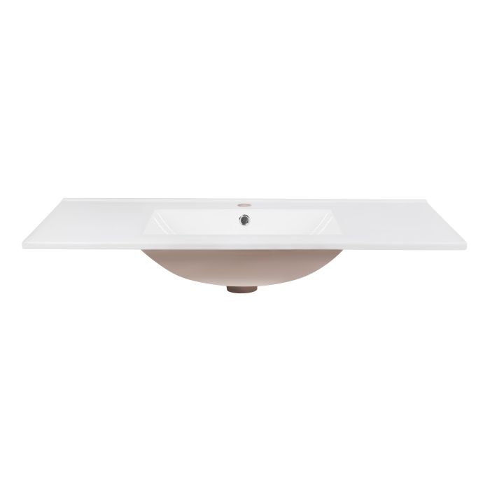 Раковина Qtap Albatross E 1000х460х180 White с донным клапаном QT01119100EW