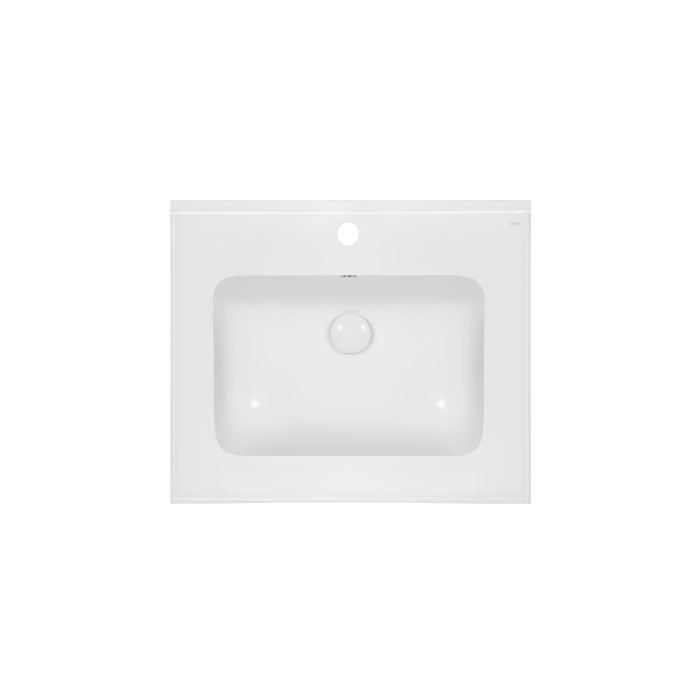 Раковина Qtap Albatross E49 600х490х200 White с донным клапаном QT01119060E49W