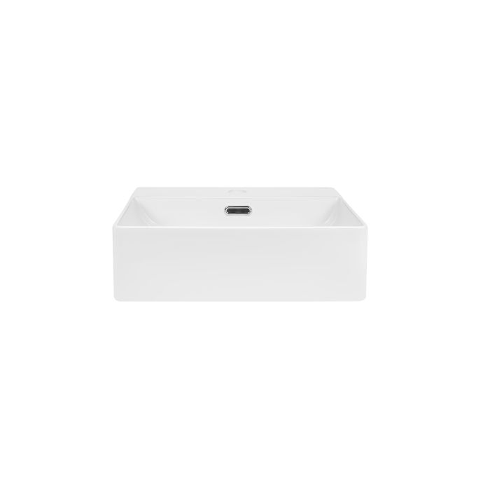 Раковина Qtap Nando C 405х405х125 White с донным клапаном QT12117040CW