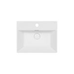 Раковина Qtap Nando K 410х355х125 White с донным клапаном QT12117041KW