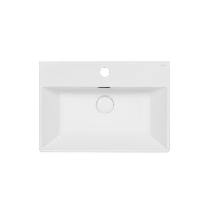 Раковина Qtap Nando K 500х355х125 White с донным клапаном QT12117050KW