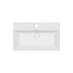 Раковина Qtap Nando K 600х355х125 White с донным клапаном QT12117060KW