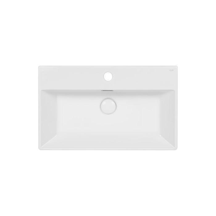 Раковина Qtap Nando K 600х355х125 White с донным клапаном QT12117060KW