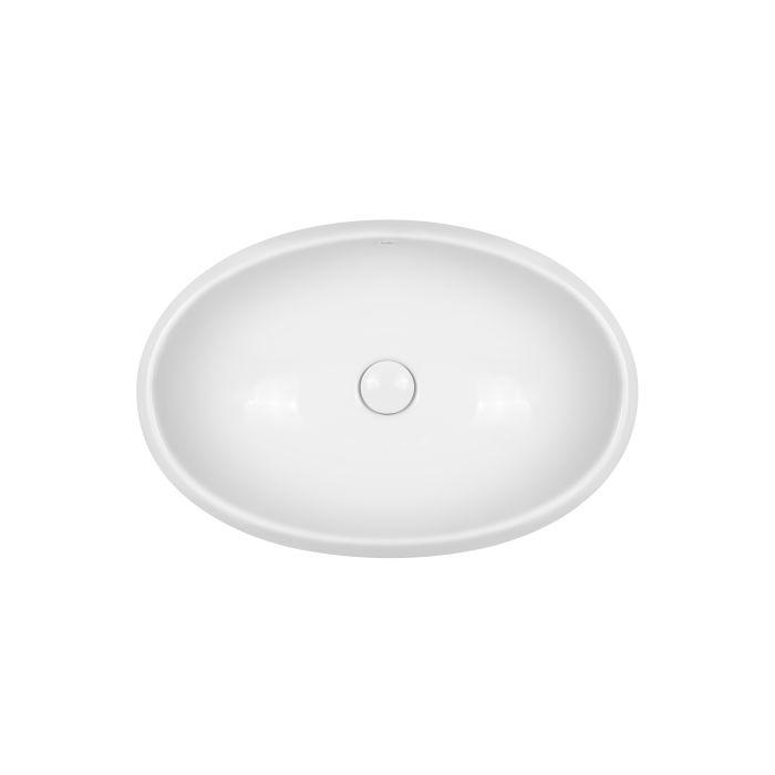Раковина-чаша Qtap Leo 600х400х155 White с донным клапаном QT11117060GW