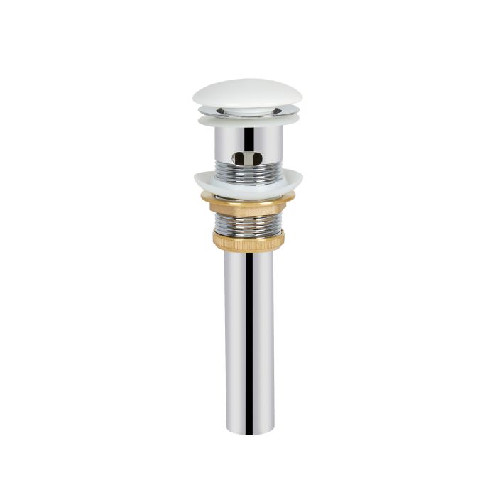 Раковина-чаша Qtap Scorpio 460х460х155 White с донным клапаном QT14117046LW