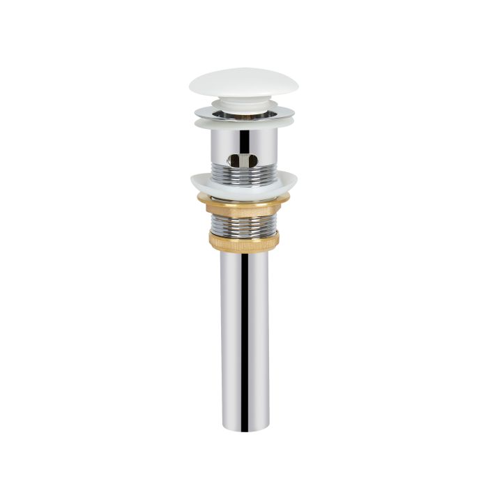 Раковина-чаша Qtap Scorpio 460х460х155 White с донным клапаном QT14117046LW
