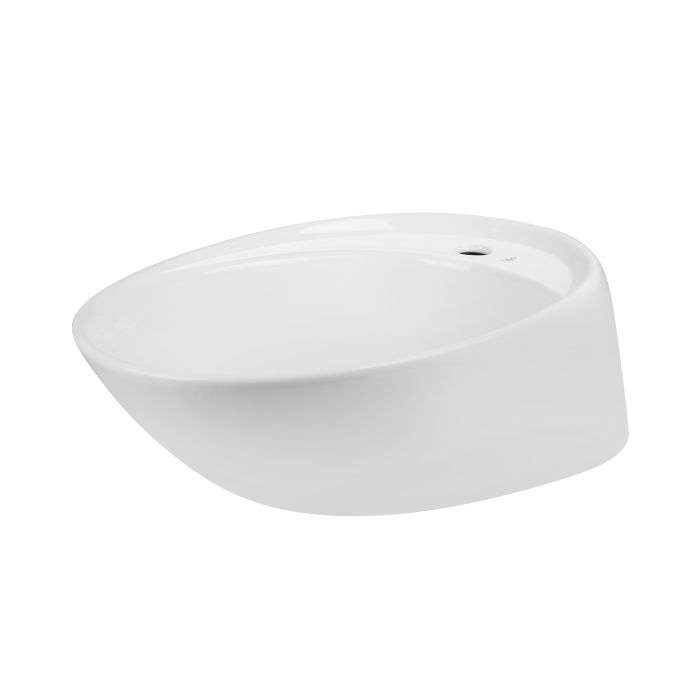 Раковина-чаша Qtap Scorpio 590х380х190 White з донним клапаном QT14111037W